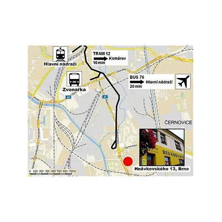 Bed & Breakfast Hostel Brno * Брно
